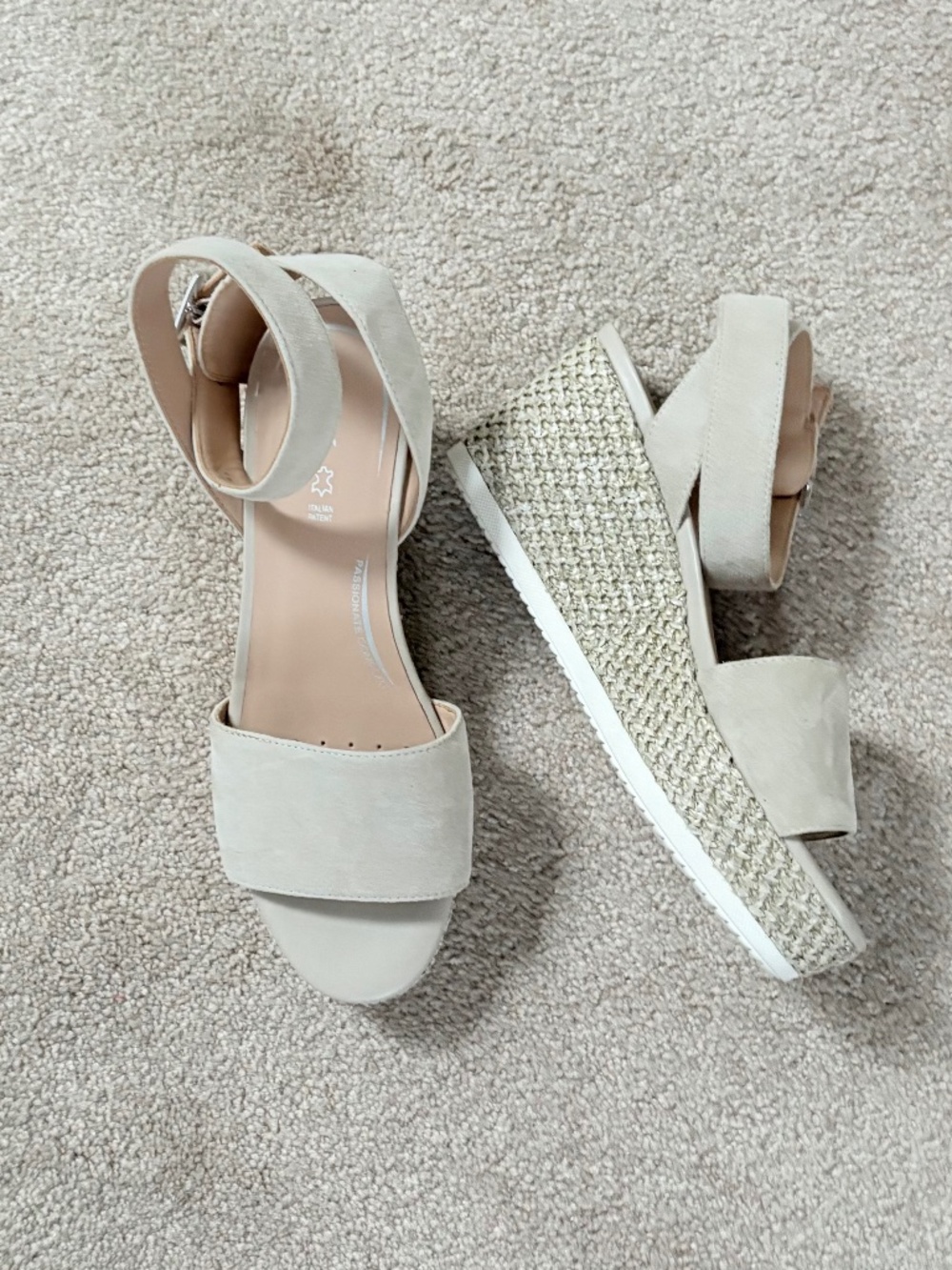 Geox Suede Platform Sandals